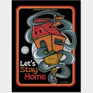 Let's stay home Posters and Art